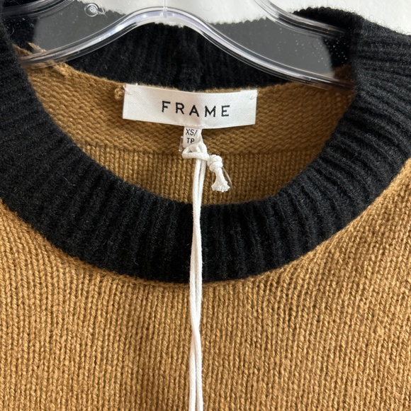 Frame Cashmere colorblock sweater XS - Picture 8 of 9